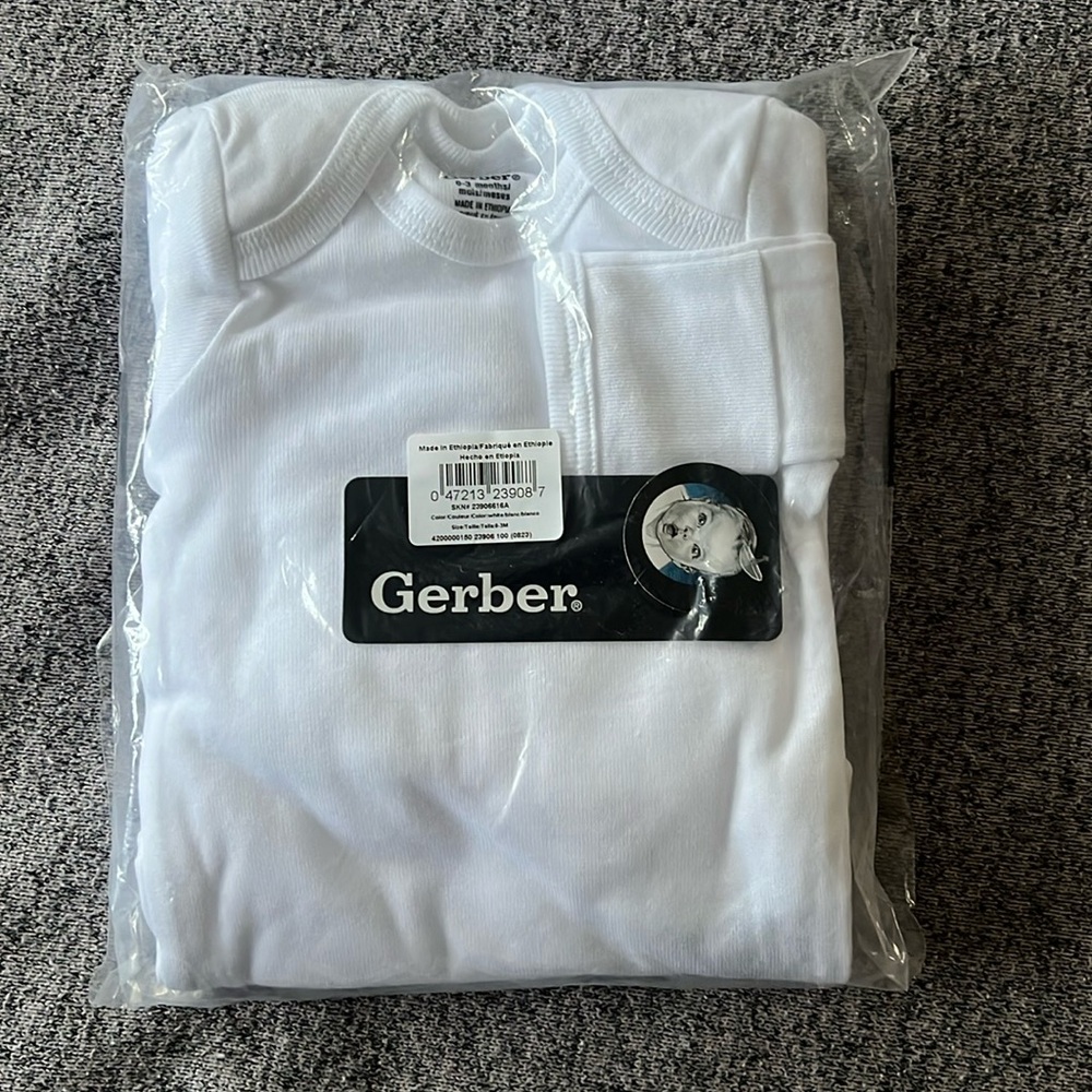 0-3 Month Long Sleeve Onesies!